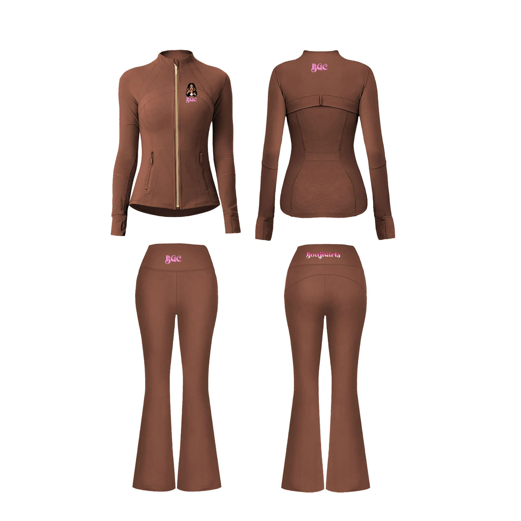 BGC Cocoa Brown Bell & Bouji 2pc Set